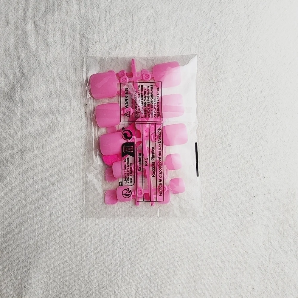 24 Pieces Fake Toe press on nails